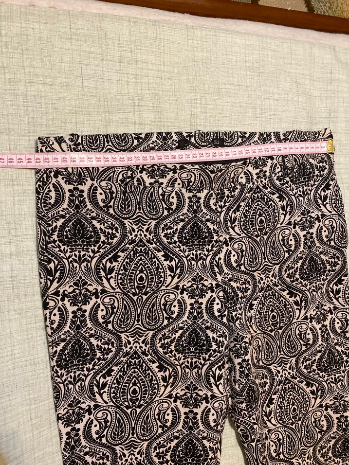 Mango Damask Desenli Pantolon - Görsel 4