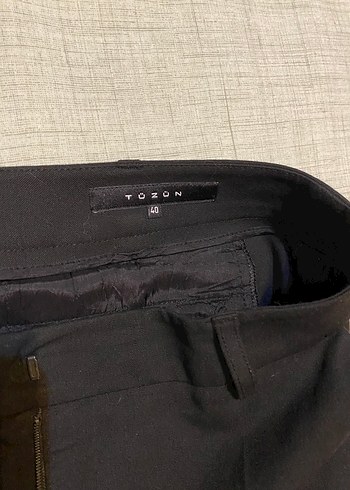 Tüzün Siyah Kumaş Pantolon - Görsel 4