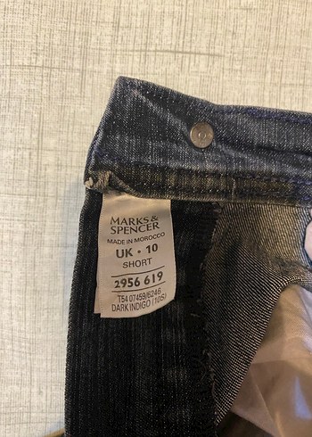 M&S Nakışlı Lacivert Jean Pantolon - Görsel 5