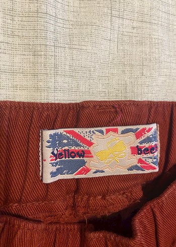 Taba Rengi Kanvas Tayt Pantolon - Görsel 4