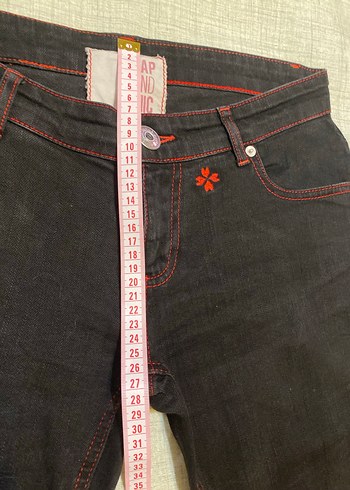 Orijinal Moschino Siyah Jean Pantolon - Görsel 6