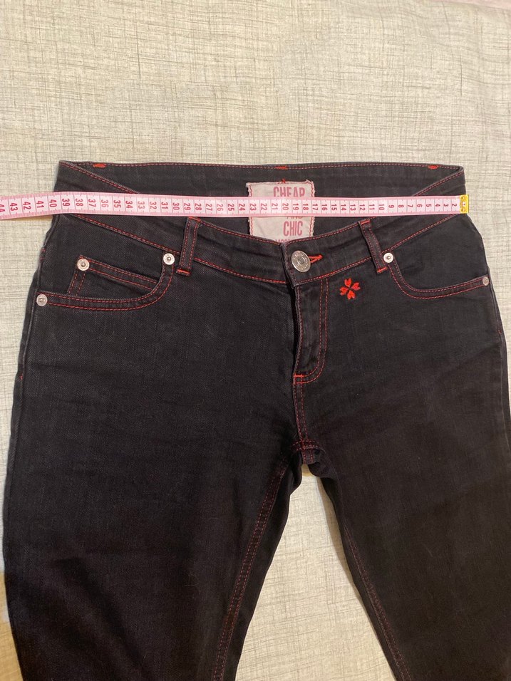 Orijinal Moschino Siyah Jean Pantolon - Görsel 5