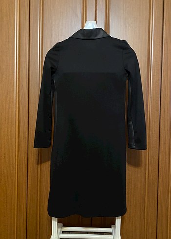 Suni Deri Garnili ve Troklu Elbise - Görsel 2