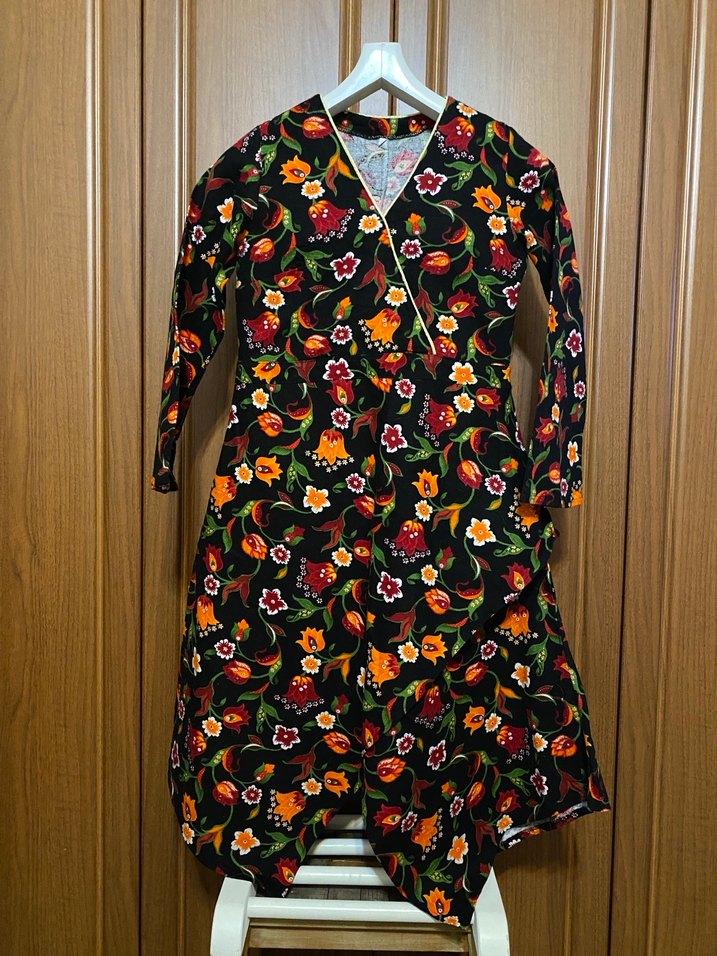 Nostaljik Pazen Elbise - Görsel 2