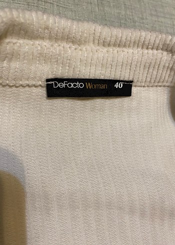 De Facto Fitilli Kadife Gömlek Elbise - Görsel 4