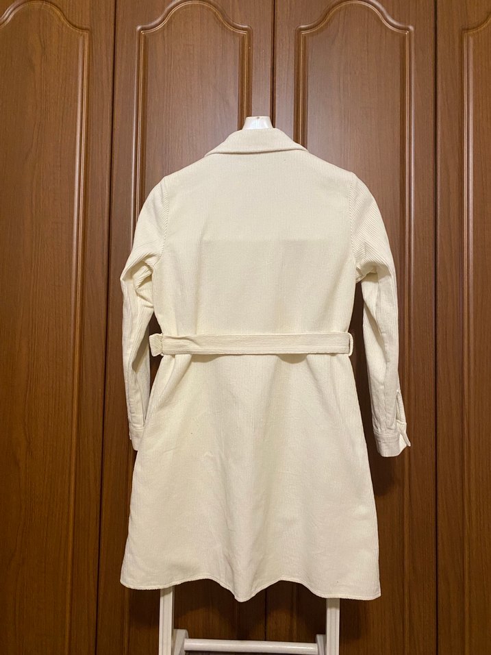 De Facto Fitilli Kadife Gömlek Elbise - Görsel 3