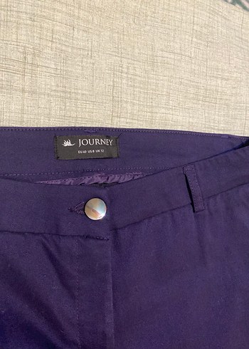 Journey Koyu Mor Kanvas Pantolon - Görsel 4