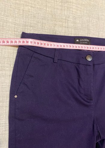 Journey Koyu Mor Kanvas Pantolon - Görsel 5