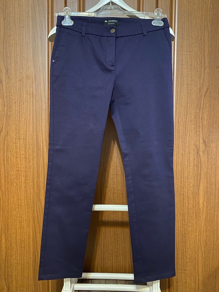 Journey Koyu Mor Kanvas Pantolon - Görsel 2