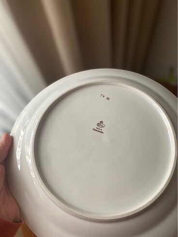  Beden Renk Çekoslavak Pasta Tabağı