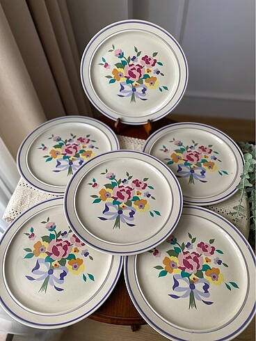 American Vintage Antika Servis Tabağı