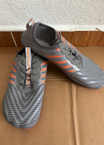 Gri Erkek Su Ayakkabısı Elastik Bağcıklı - Görsel 2