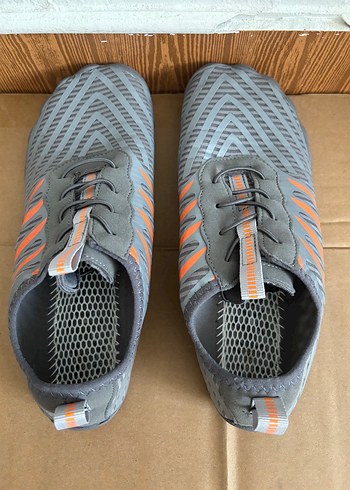 Gri Erkek Su Ayakkabısı Elastik Bağcıklı - Görsel 5