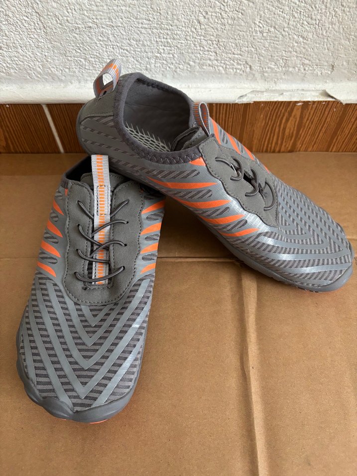 Gri Erkek Su Ayakkabısı Elastik Bağcıklı - Görsel 2