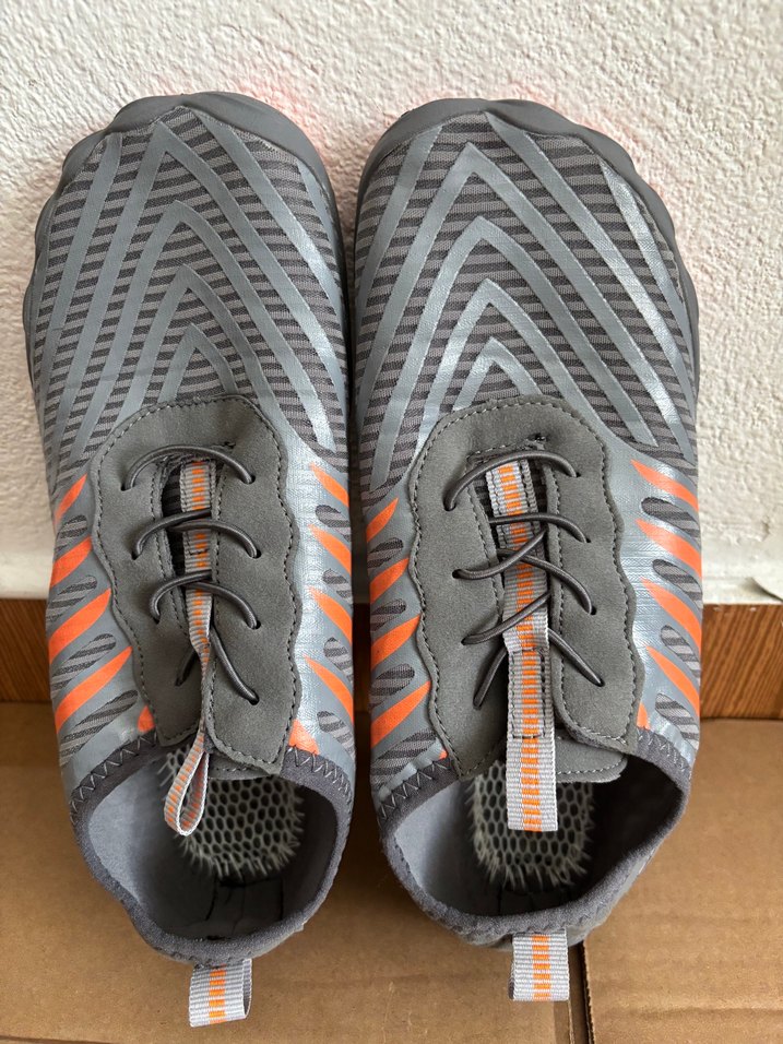 Gri Erkek Su Ayakkabısı Elastik Bağcıklı - Görsel 4