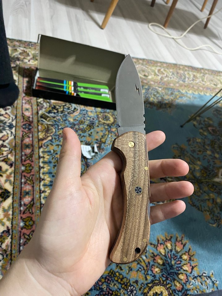 Ahşap Saplı Katlanır Bıçak - Görsel 2