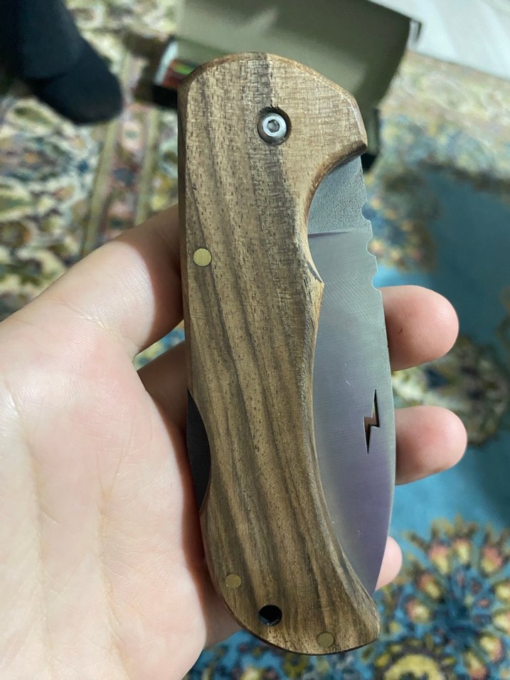 Ahşap Saplı Katlanır Bıçak - Görsel 3