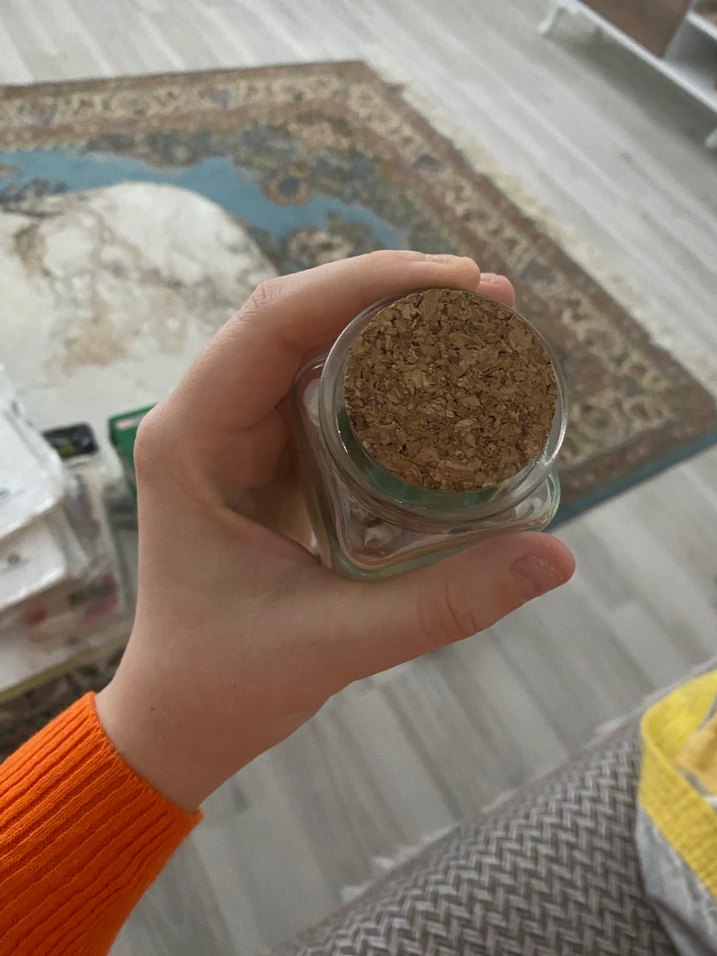 Küçük Beyaz Deniz Kabukları Şişesi - Görsel 2