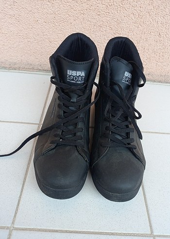 U.S. Polo Assn. Siyah Erkek Outdoor Bot - Görsel 2