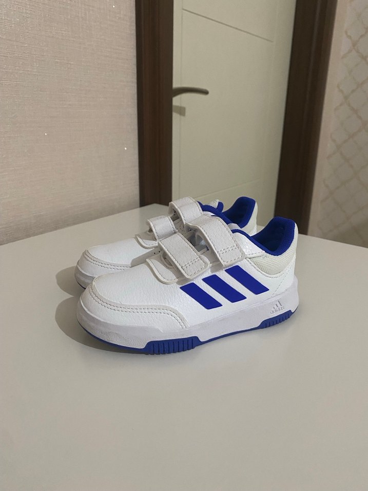 Orijinal Adidas Çocuk Beyaz Spor Ayakkabı - Cırt Cırtlı - Görsel 3