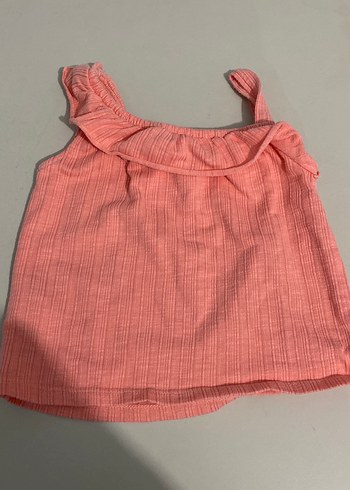 LC Waikiki Kız Çocuk Keten Pembe Fırfırlı Bluz