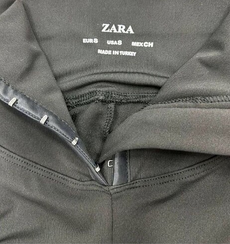 m Beden siyah Renk Zara Agraflı tayt?