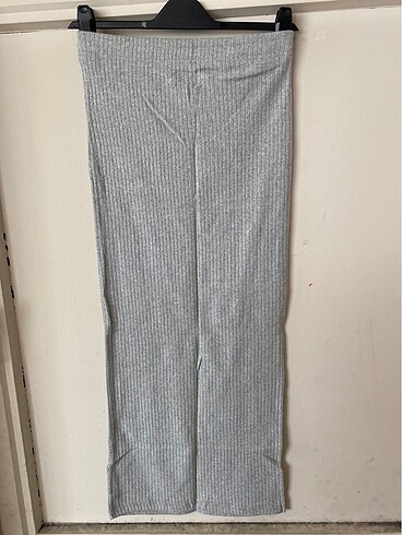 Uzun Kollu Kapşonlu Crop Triko Etekli Takım - Görsel 5