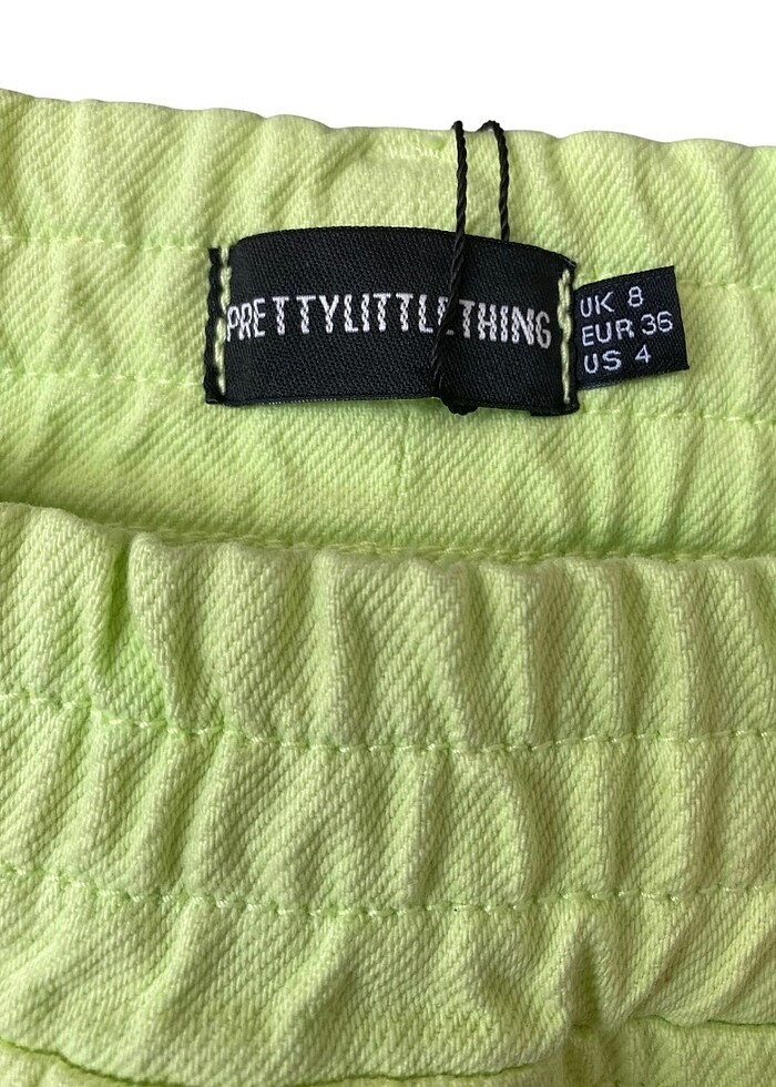 Denim Jean Kot Etek - Görsel 3