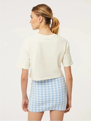 Oversize Crop Tshirt - Görsel 2