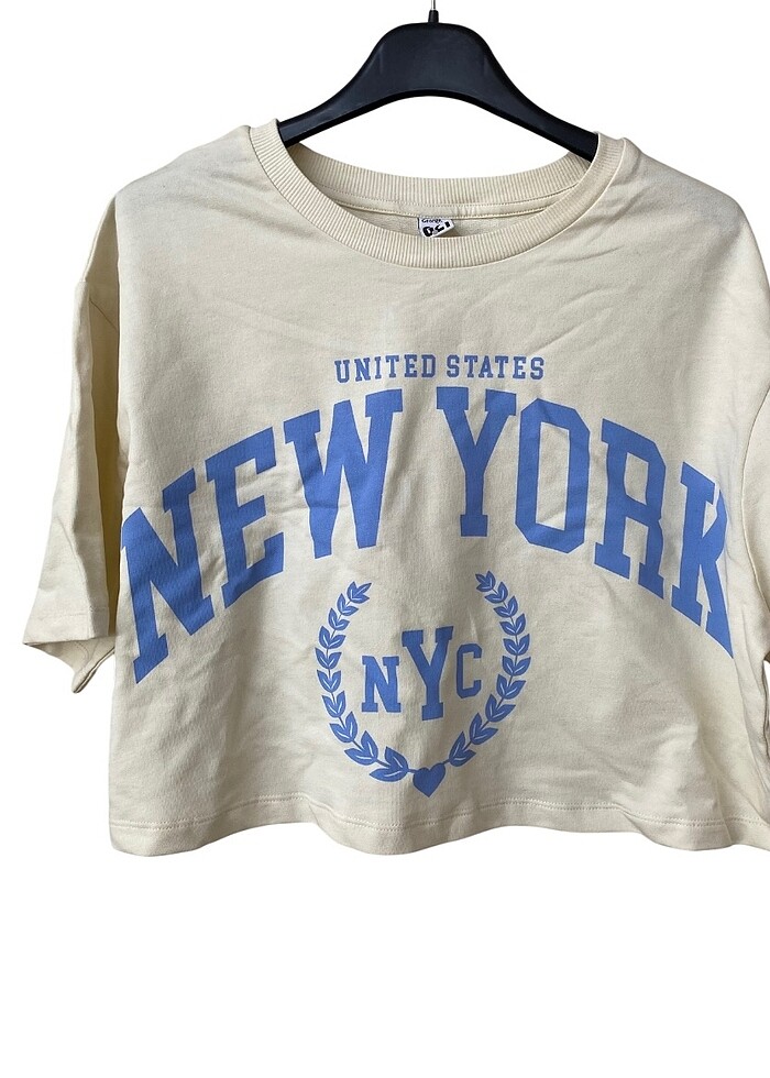 Oversize Crop Tshirt - Görsel 3