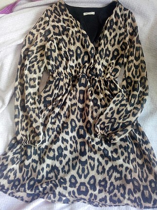 leopar elbise