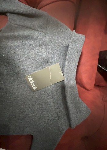 Gri Midi Elbise - Görsel 4