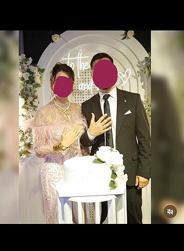 40 Beden pembe Renk Elif şimal söz-nişan elbisesi