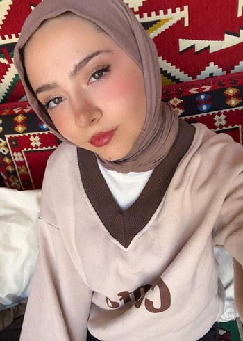 Defacto V Yaka Rahat Kesim Kadın Sweatshirt