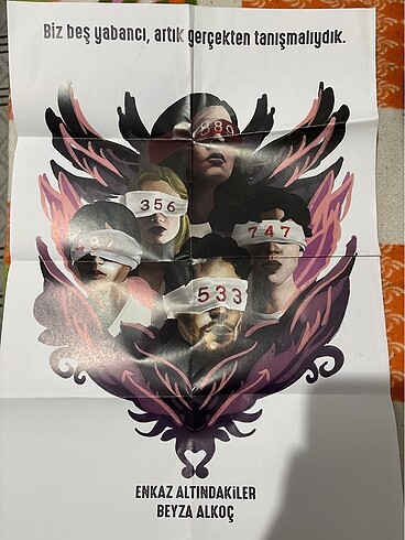  Beden Renk Enkaz altındakiler posterli ayraçlı