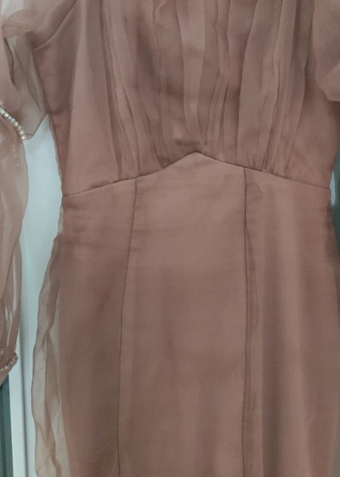 Kadın dar midi boy abiye - Görsel 3