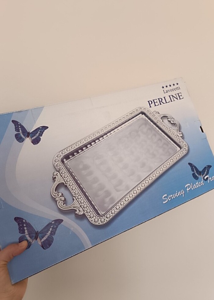 Gümüş tepsi hiç kullanılmadı. - Görsel 2