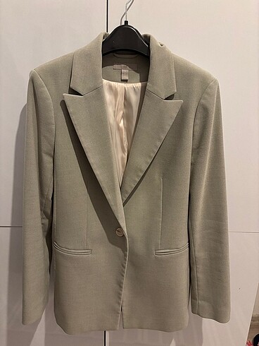 H&M Ceket. Açık renk haki. Blazer Ceket