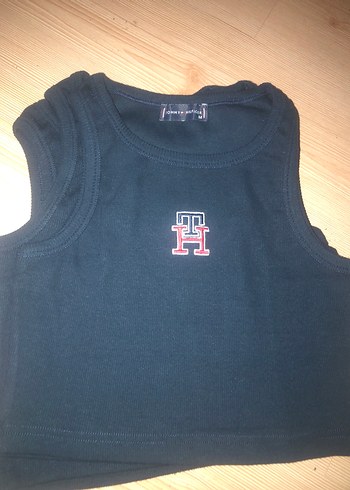 Tommy Hilfiger Tommy Hilfiger Nakışlı Beyaz Atlet