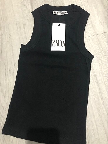 xl Beden Zara crop halteryaka siyah