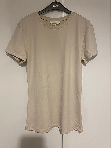 s Beden H&M tshirt bej