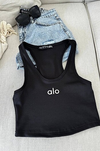 Diğer Alo yoga crop atlet fitilli