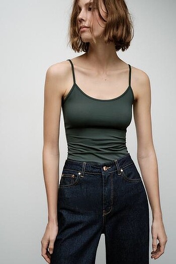 Zara askılı bady atlet