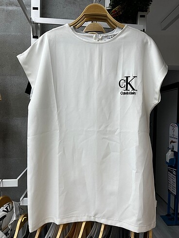 xl Beden Calvin klein elbise beyaz