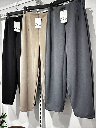 m Beden camel Renk Pantolon Zara