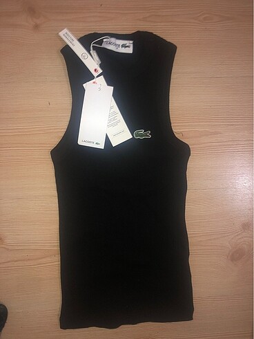 s Beden siyah Renk Lacoste tshirt