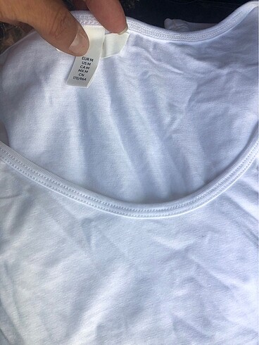 xs Beden lacivert Renk H&M tshirt uzunkollu bady