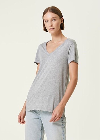 m Beden gri Renk H&M tshirt
