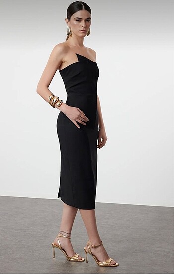H&M Straplez elbise