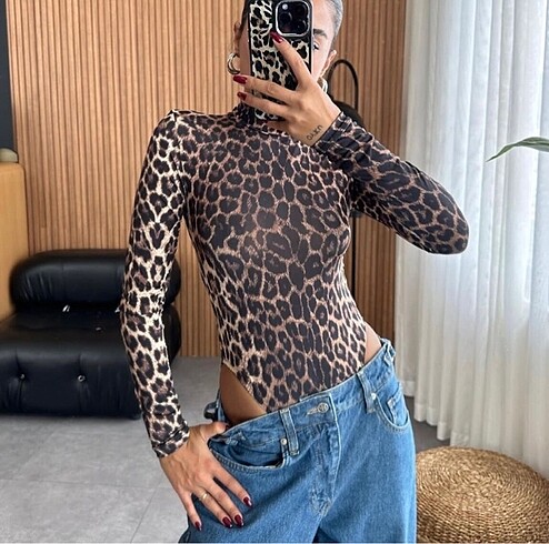 Diğer Leopar bodysuit